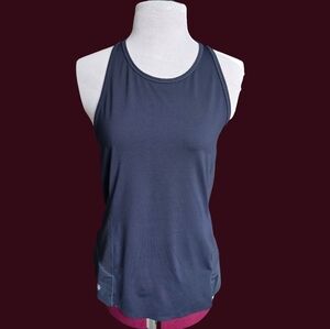 Athleta Navy Blue Racerback Tank Top Size XS